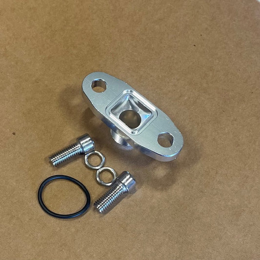10AN Male T4 Oil Drain Flange (Low Profile)