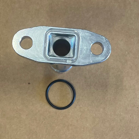 10AN Male T4 Oil Drain Flange (Extended Profile)