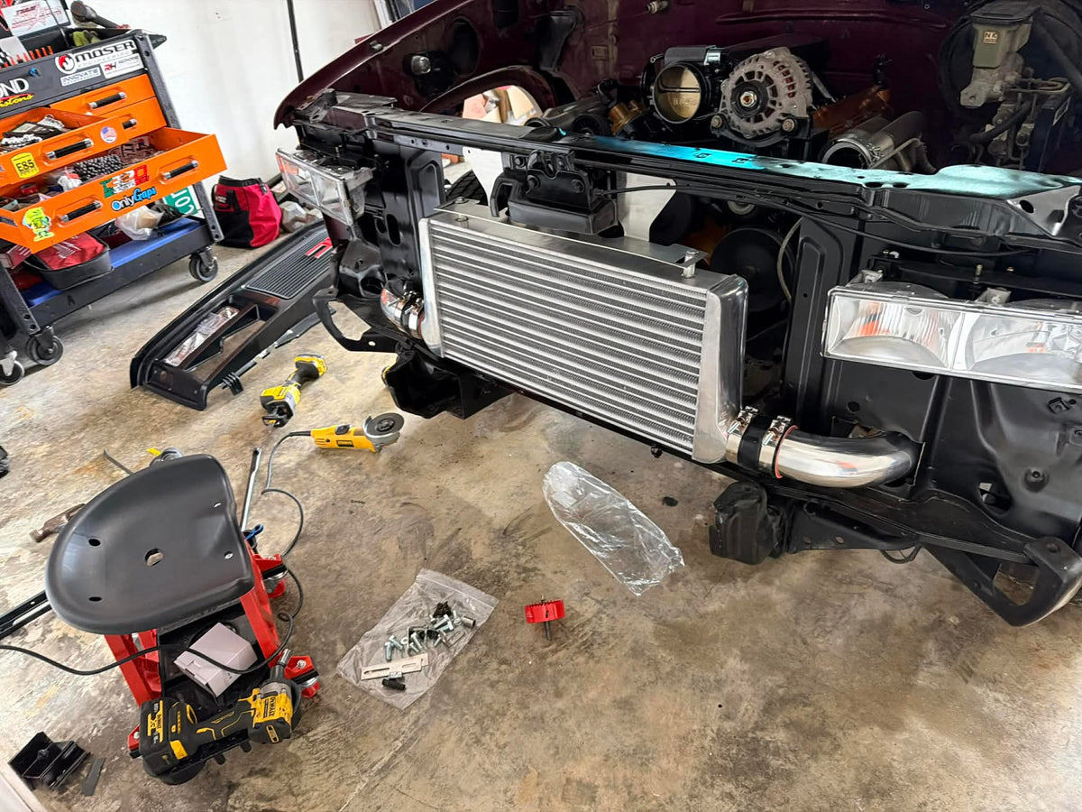 OBS Intercooler bracket set