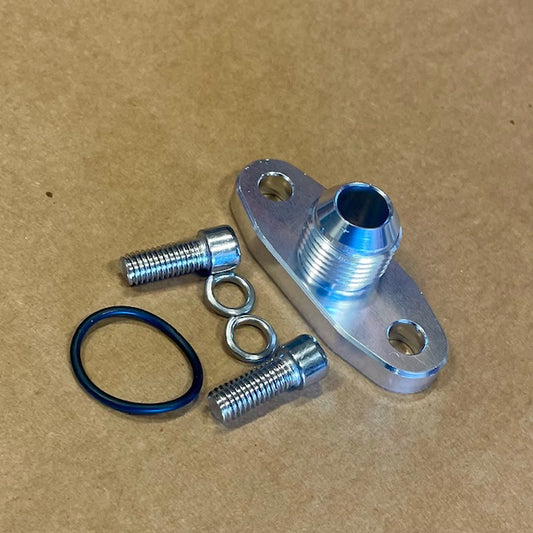 10AN Male T4 Oil Drain Flange (Low Profile)