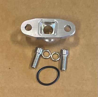 10AN Male T4 Oil Drain Flange (Low Profile)